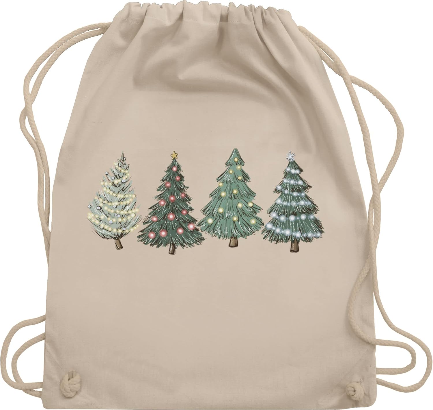 Shirtracer - Gym Bag Backpack - Christmas Gifts Christmas Clothing - Christmas Trees