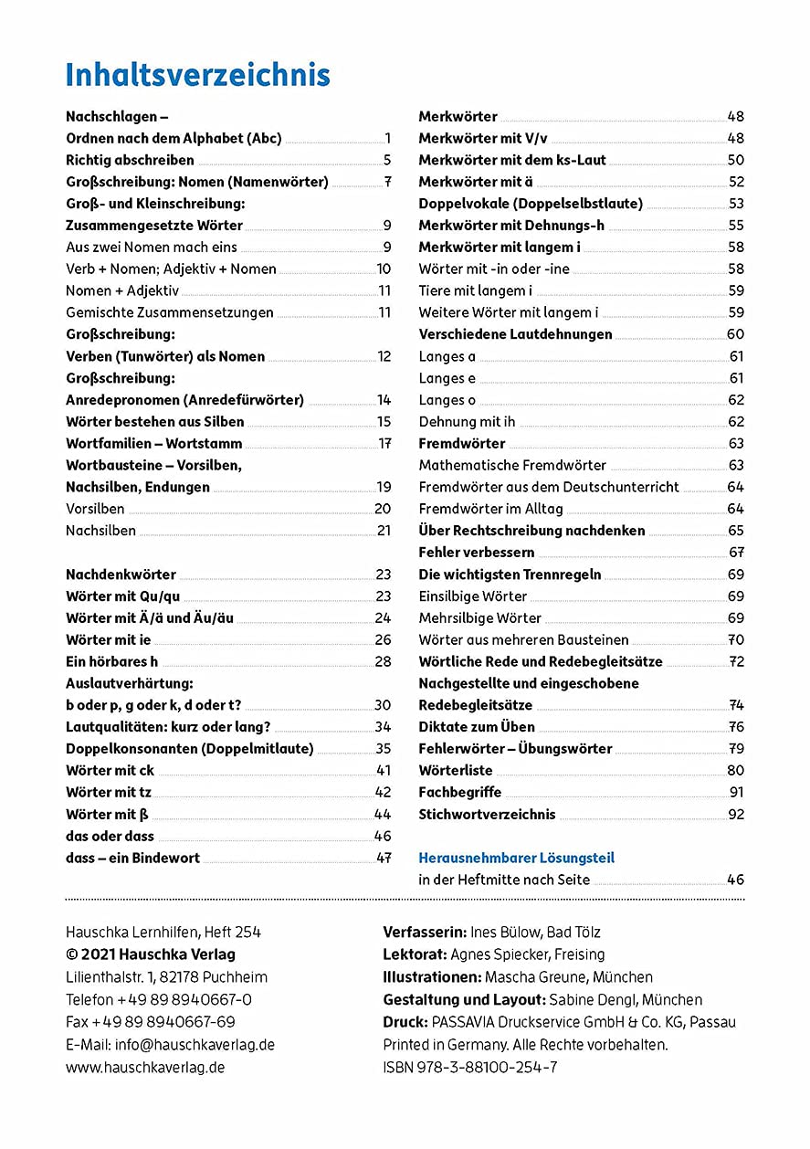 Deutsch 4. Klasse Übungsheft - Rechtschreiben und Diktate: Rechtschreibung, Groß- und Kleinschreibung. Fir für den Übertritt: Erklärungen mit Übungen und Lösungen (Forder- und Förderhefte, Band 254) – Bild 3