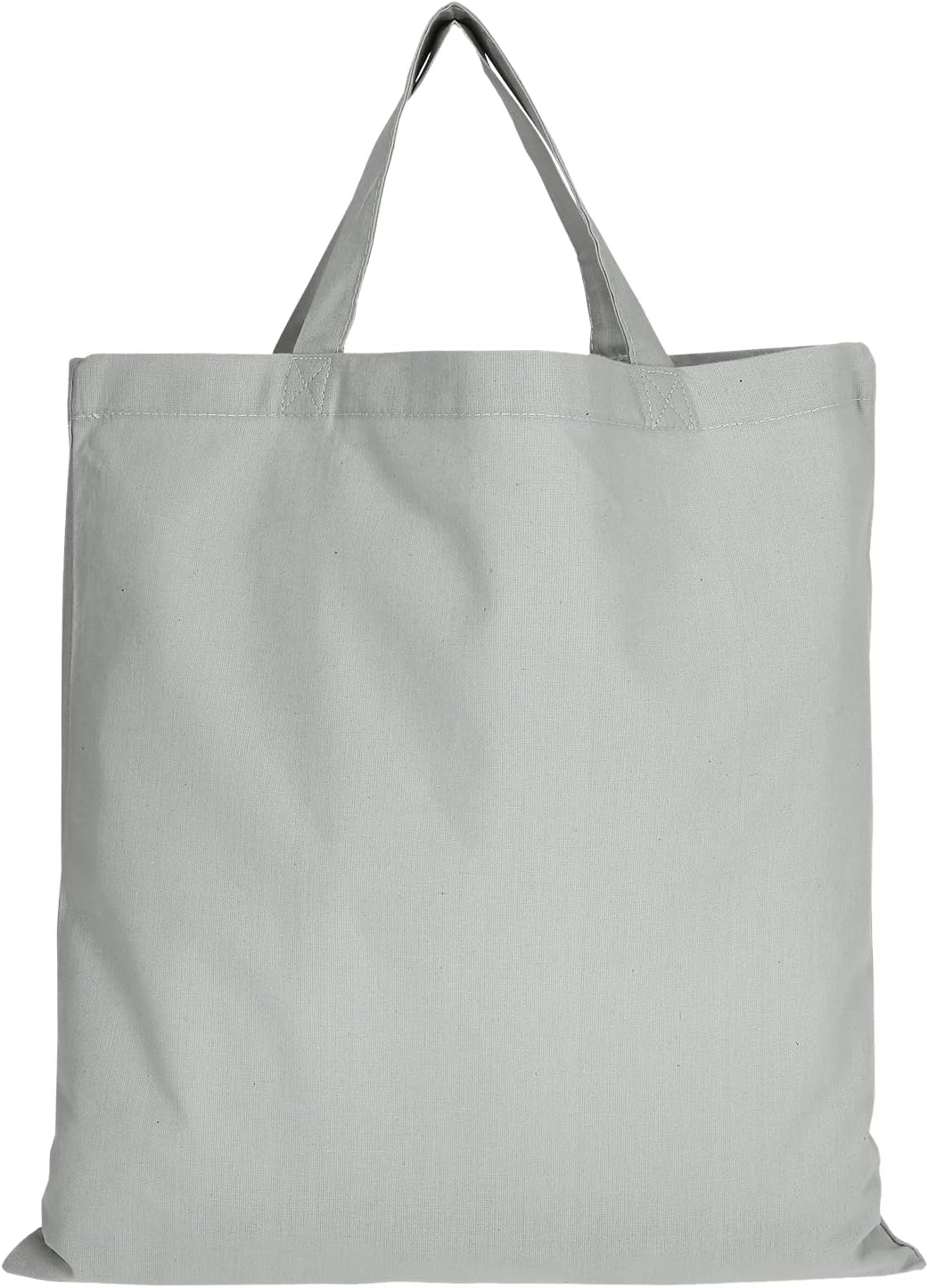 Pack of 10 Cotton Bags - 28 Colours | with Two Short Handles | 38 x 42 cm | Jute Bag | Shopping Bag | Blank