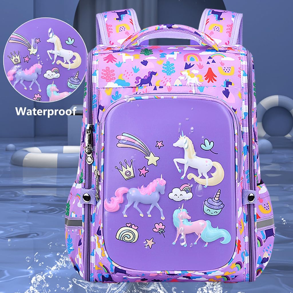 Children's Backpack Boys Girls Daypack School Bag Primary School Bags Teenager Backpacks School Backpack Waterproof Book Bag Daypack Travel Casual Satchel for 6-8 Years – Bild 4