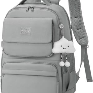 FIORETTO Schulrucksack Teenager Mädchen Rucksack Damen mit 15,6" Laptopfach, Wasserfest, Leicht, 25L für Schule & Reise
