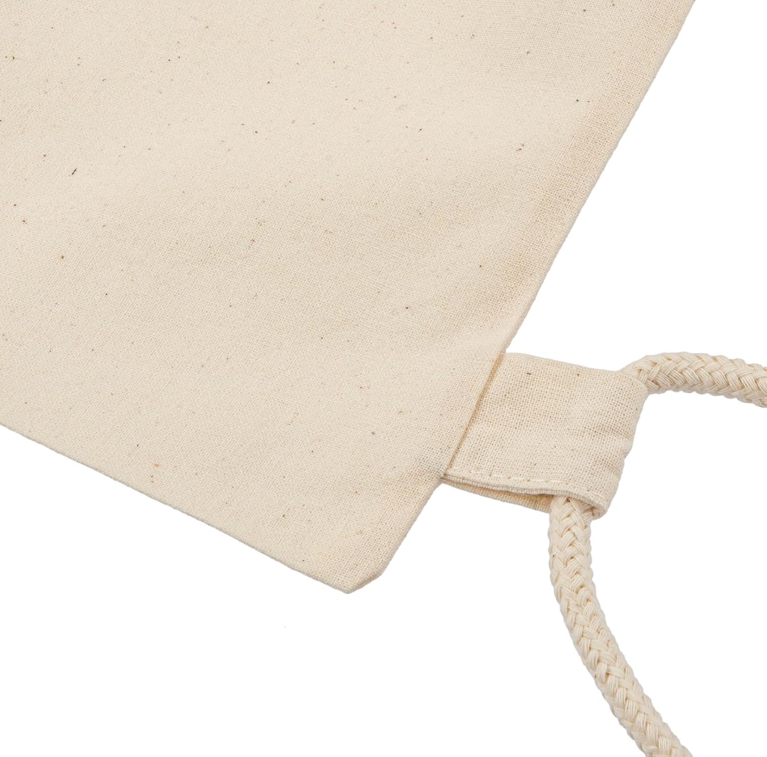 Cotton Gym Bag Unprinted - 5 | 10 | 25 Pack - For Painting and Printing - Oeko-Tex® Tested - Drawstring Bags - for Sports, Travel, School and Leisure – Bild 4