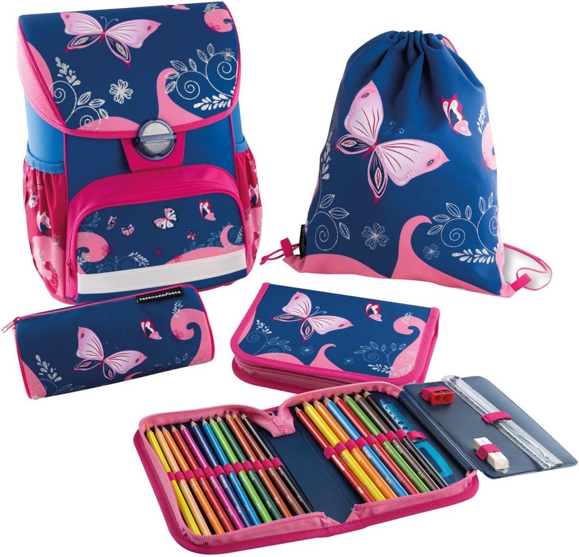 Eberhard Faber 577615 – School Bag Set Race Car, EFAlino