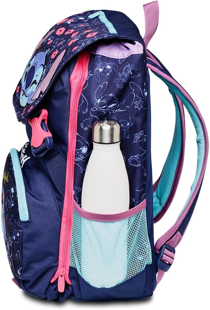 Seven Unisex Kinder Erweiterbarer Rucksack Lilo und Stitch Rucksack (1er Pack) – Bild 7