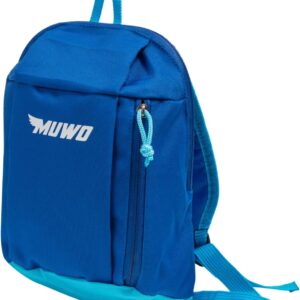 MUWO Adventure Children's Mini Backpack with Padded Back, Adjustable Shoulder Straps, Main Compartment and Front Pocket with Zip. Height 27 cm, Volume Approx. 5 Litres