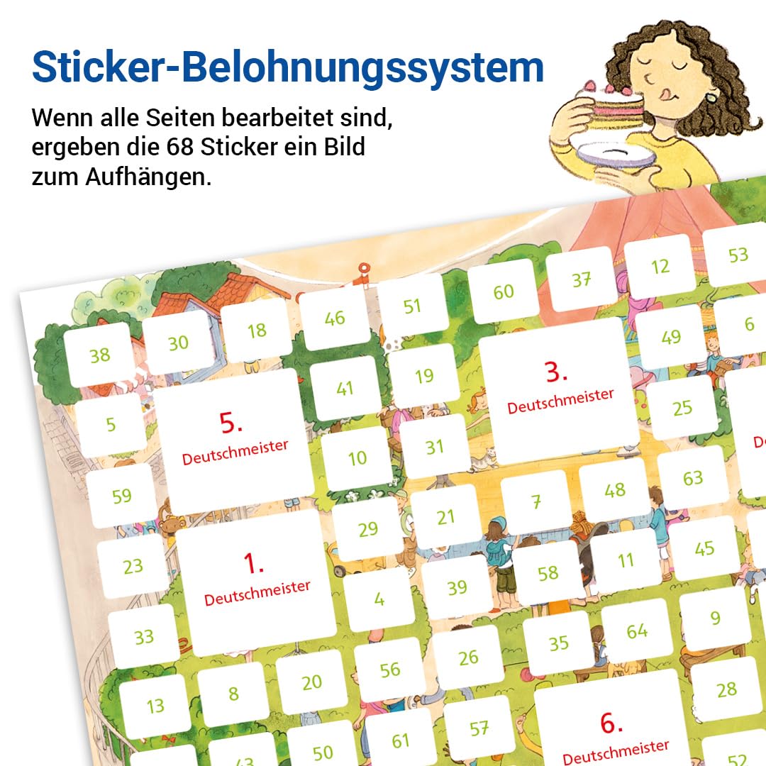 Das Übungsheft Deutsch 4: Rechtschreib- und Grammatiktraining: Rechtschreib- und Grammatiktraining für Klasse 1 bis 4. Mit Stickerbogen und Lösungsbeilage – Bild 6