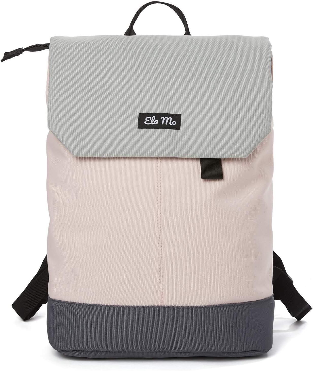 Ela Mo™ Daypack Backpack | Beautiful and Thoughtful | with Laptop Compartment & Anti-Theft Bag |, Rose On Rocks