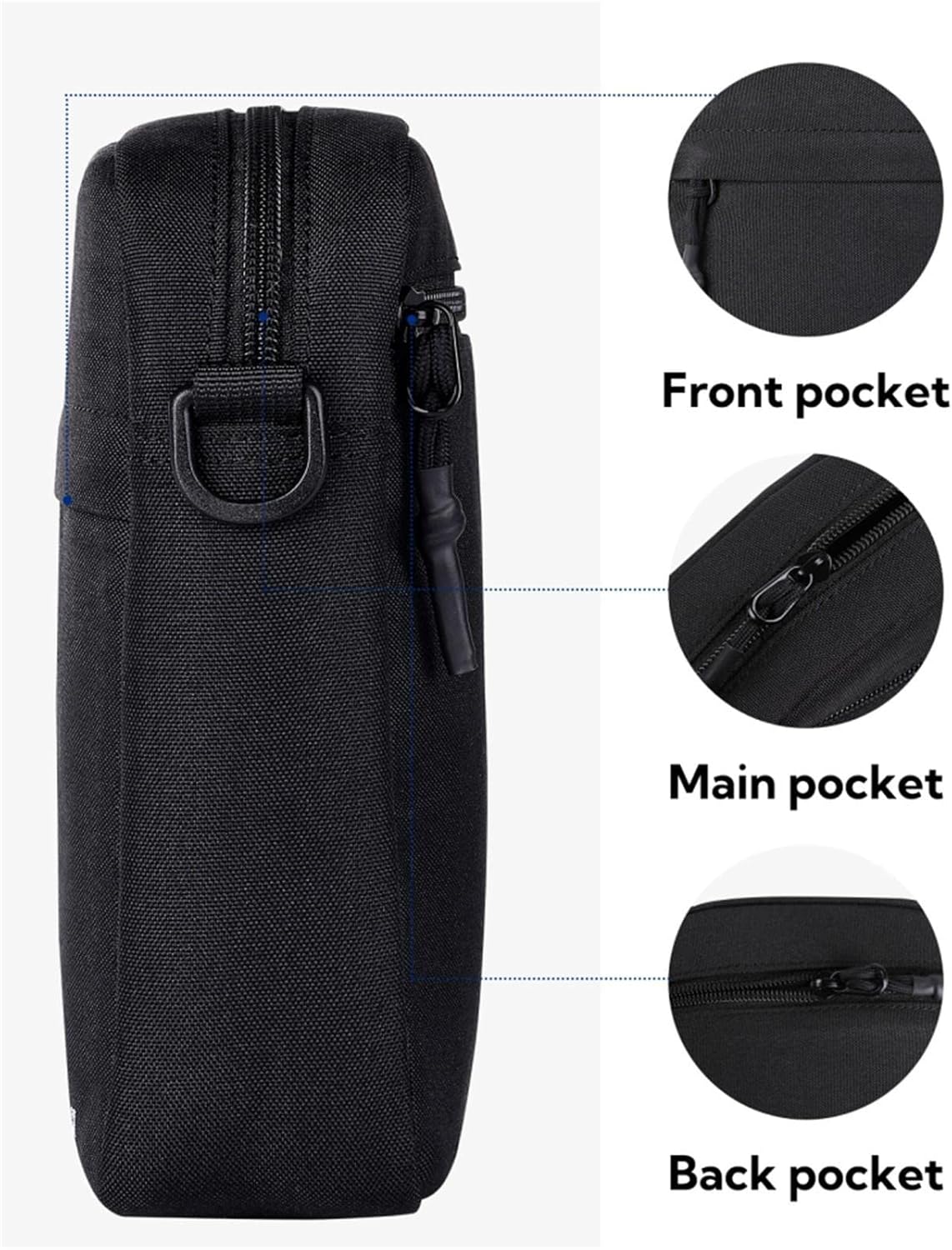 WATERFLY Shoulder Bag Messenger Bag: Men's Bag for Hanging Small Men's Mobile Phone Sling Bag Men's Shoulder Cross Bag Chest Bag Women's Crossbody Mobile Phone Case – Bild 5