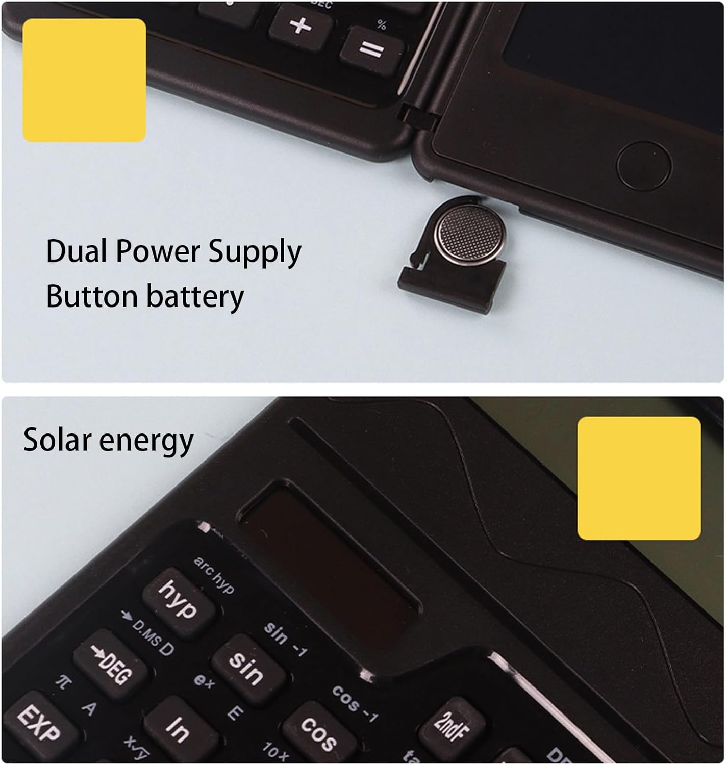 Yunir Advanced Scientific Calculator with Graphical Functions, Solar Calculator with Erasable Writing Tablet and Pen, for Advanced Courses, Advanced Courses – Bild 2