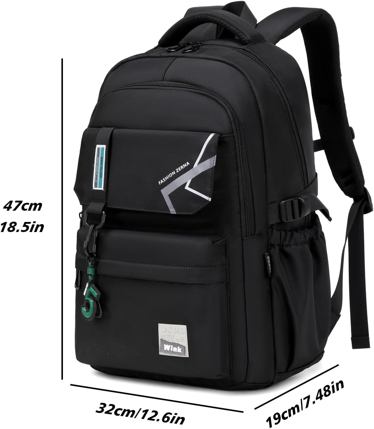 ZHIERNA School Backpack Boys Teenager Girls School Bags Teenagers Backpack for 8 10 14 Years Children Book Bags School Bag Large for School Gifts Primary School or High School – Bild 2