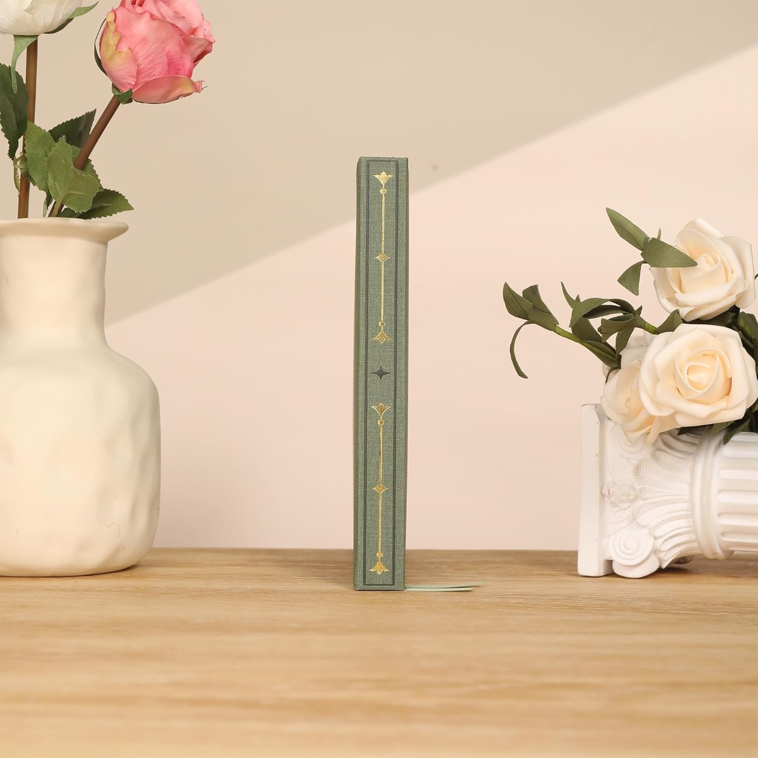 TIEFOSSI Bullet Dotted Journal Notebook, Dot Grid Notebook for Women Men, Hardcover PU Leather Journal, 160 GSM Thick Paper, 160 Numbered Pages with Gold Edge, 8 x 8 Inch – Bild 6