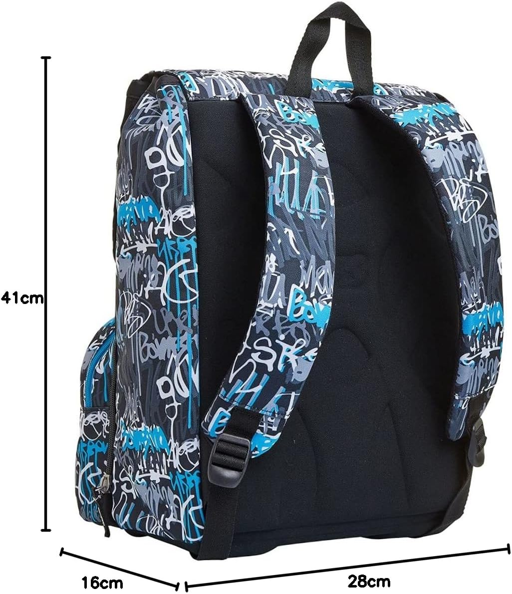 Seven Urban Rock Extendable Backpack, Light turquoise, Unit size, Casual – Bild 6