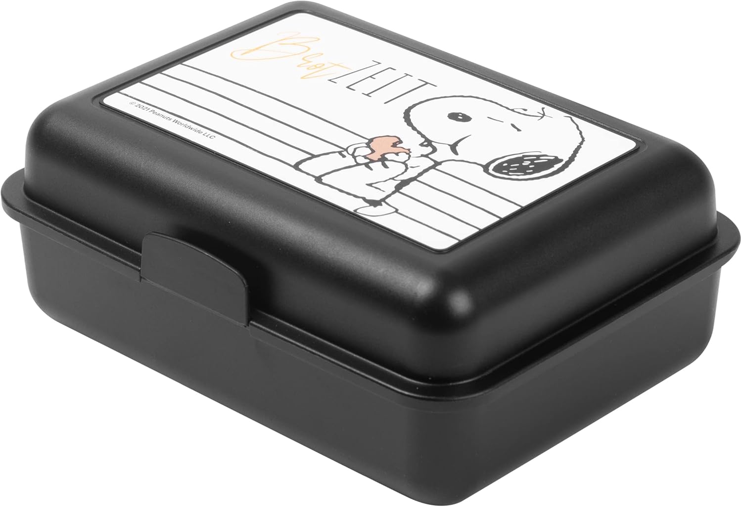 United Labels Peanuts Snoopy Lunch Box with Divider Black – Bild 4