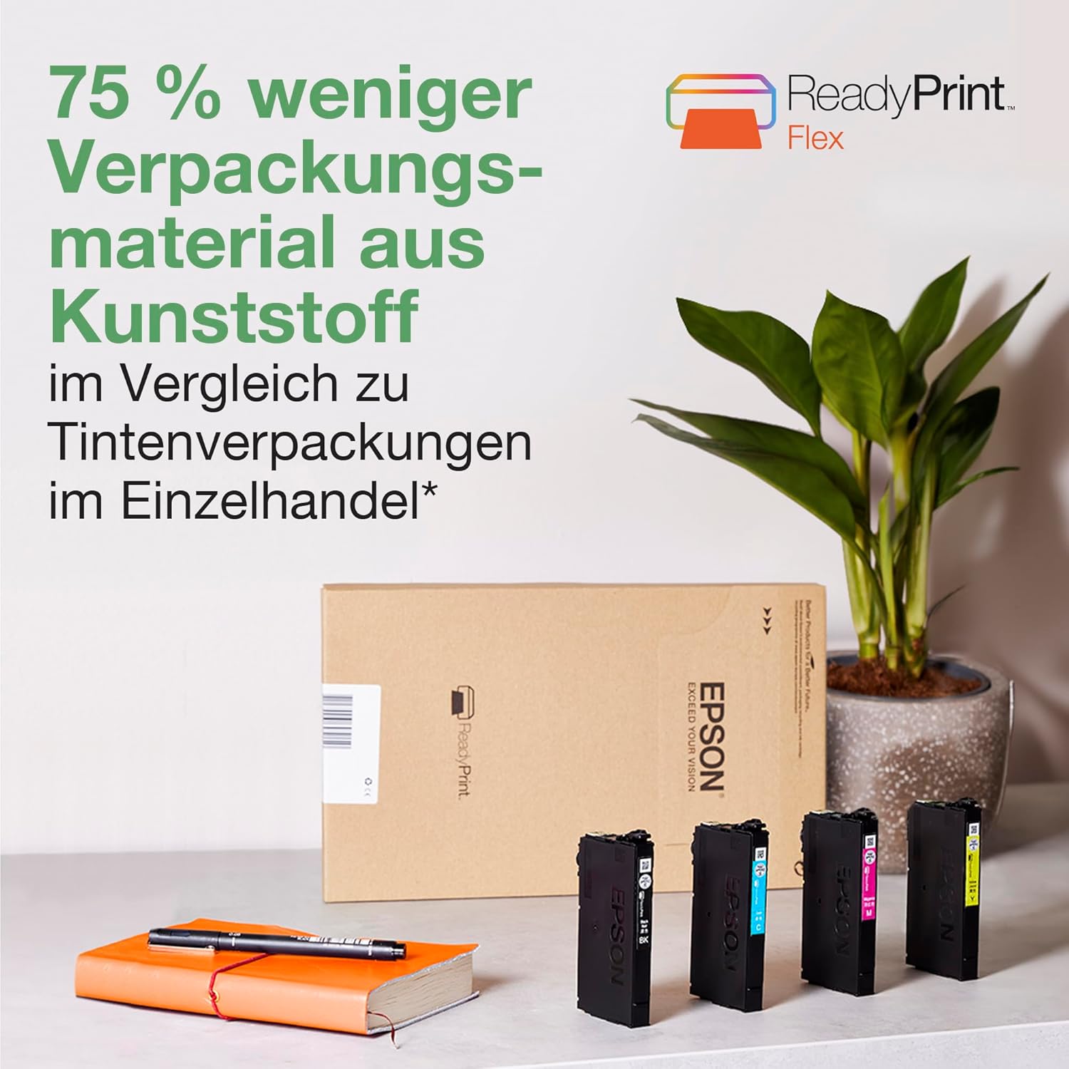 Epson Expression Home XP-4205 3-in-1 Ink Multifunction Printer, Scanner, Copier, WiFi, Single Cartridges, Duplex, 2.4 Inch Display, DIN A4, incl. 9 Months ReadyPrint Flex Ink Rate, Black – Bild 5