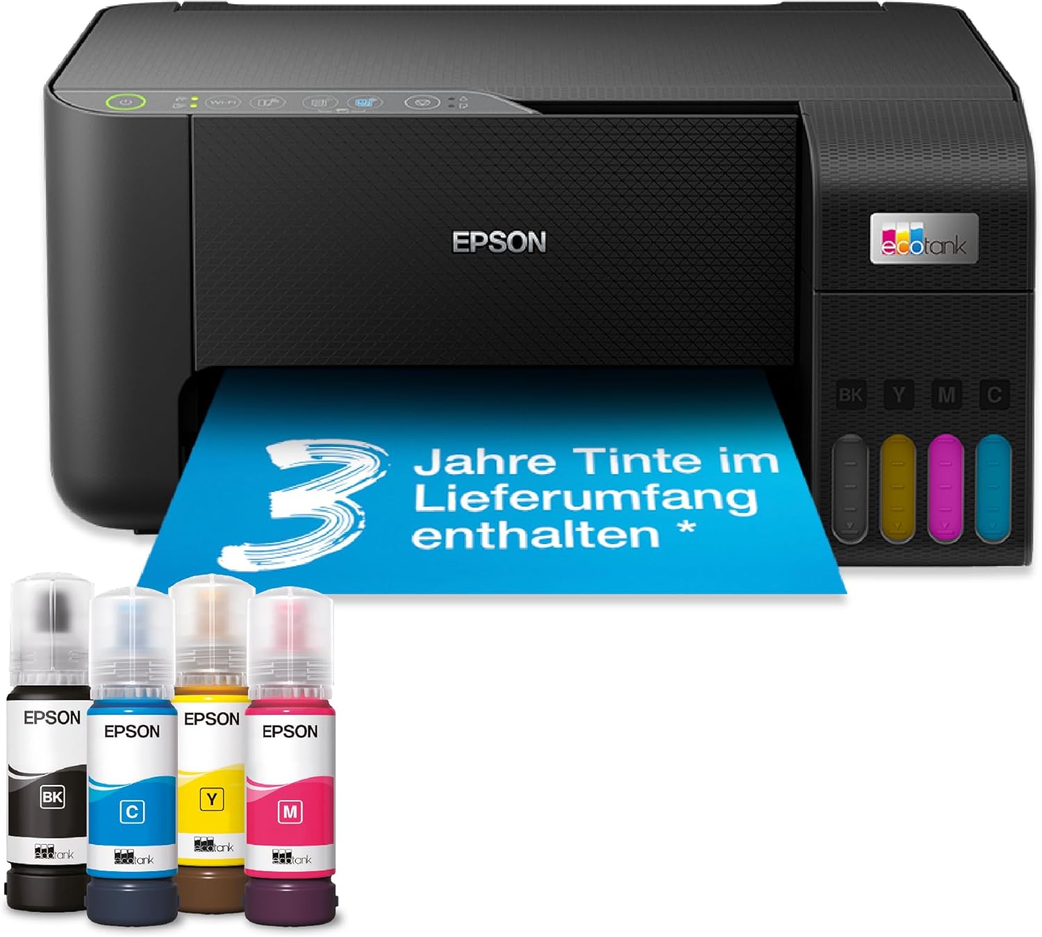 Epson EcoTank ET-2862 A4 Multifunction Wi-Fi Ink Tank Printer with up to 3 years of inks