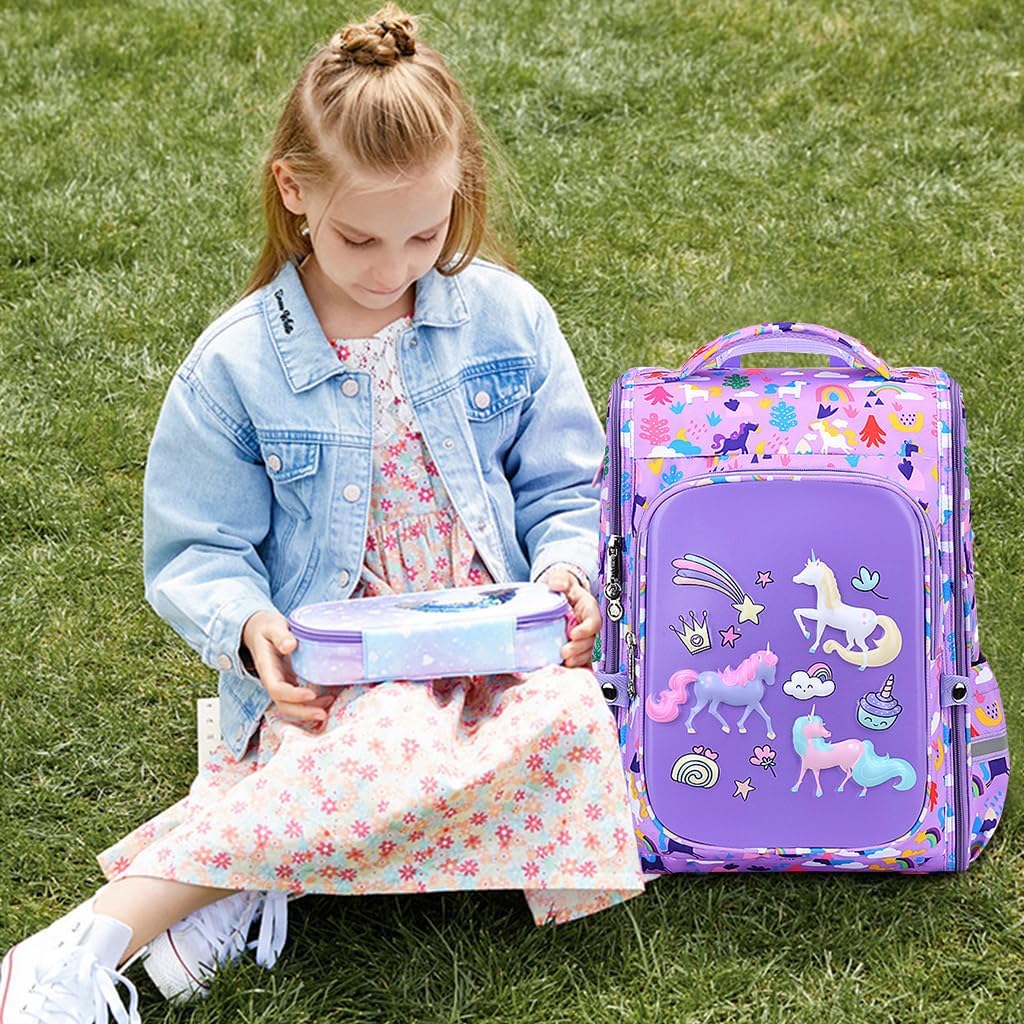 Children's Backpack Boys Girls Daypack School Bag Primary School Bags Teenager Backpacks School Backpack Waterproof Book Bag Daypack Travel Casual Satchel for 6-8 Years – Bild 6