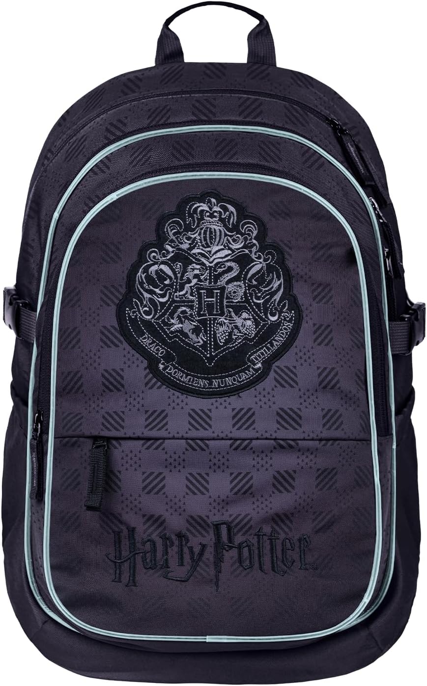 Baagl School Backpack for Boys, Girls, School Bag for Children with Ergonomically Shaped Back, Chest Strap and Reflective Elements for Secondary School Middle School (Harry Potter I) – Bild 2