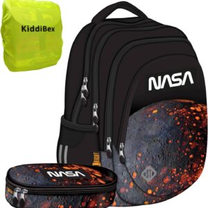 School Backpack Teenager Boys Set 3 Pieces - School Backpack from 5th Class - Ergonomic Backpack