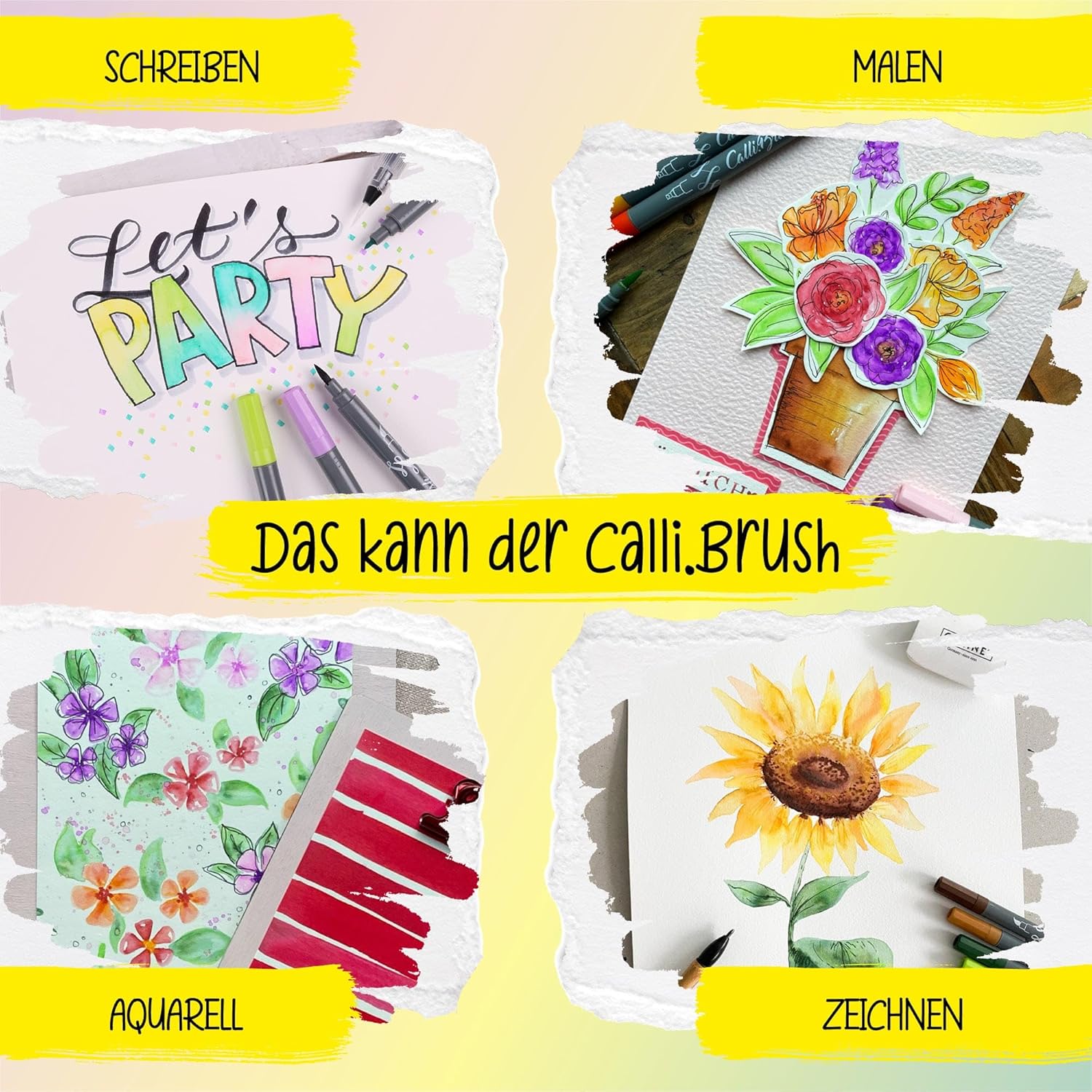 Online Calli.Brush Pastel, Set of 5 Handlettering Brush Pens – Bild 7