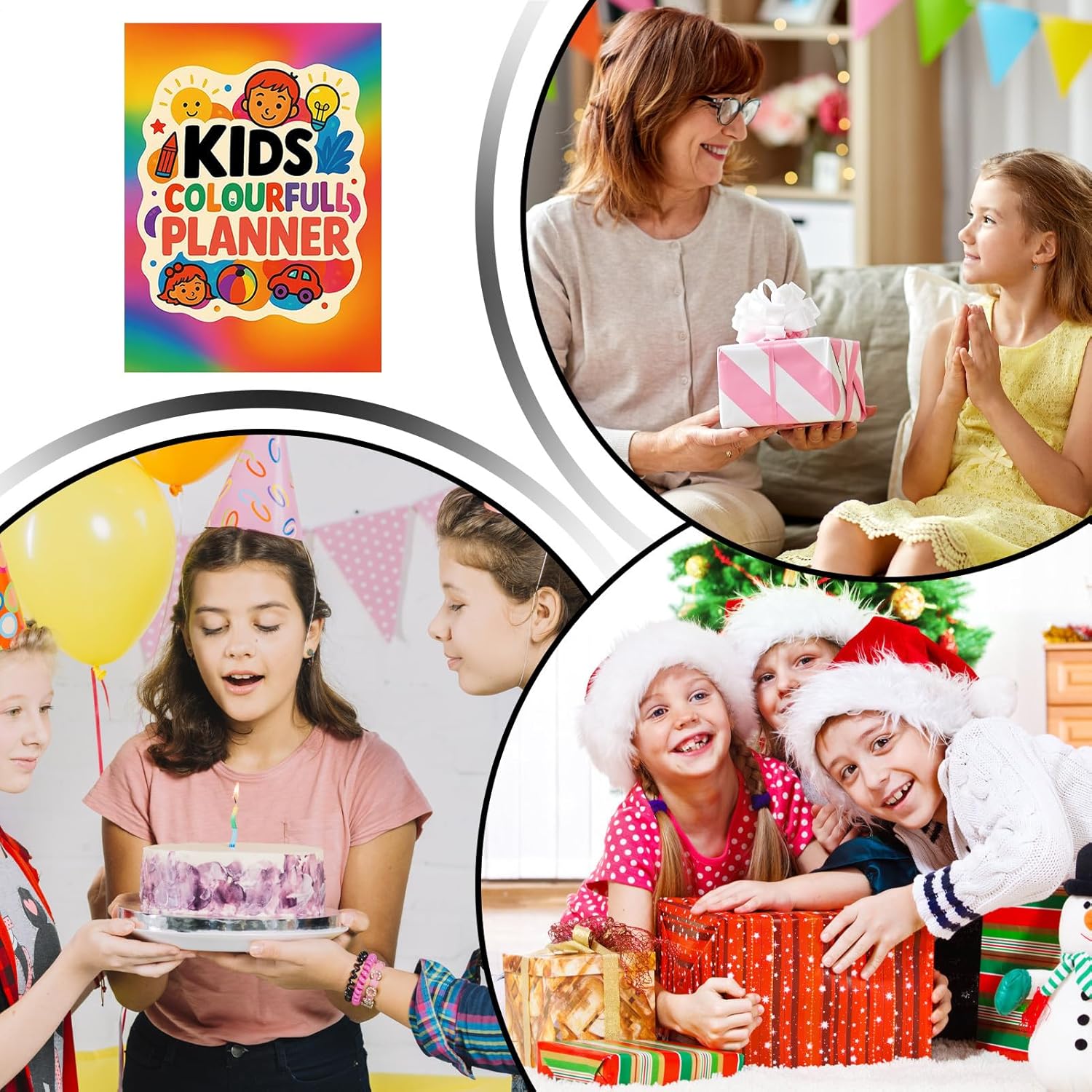 Kinderplaner | Tagebuch Organizer Kinder für Studium und Tagesprogramme | Interaktiver Organizer mit Färbung für Programme, Studium, Schule, Unterricht, Familie, Reisen, Camping und Zuhause – Bild 4