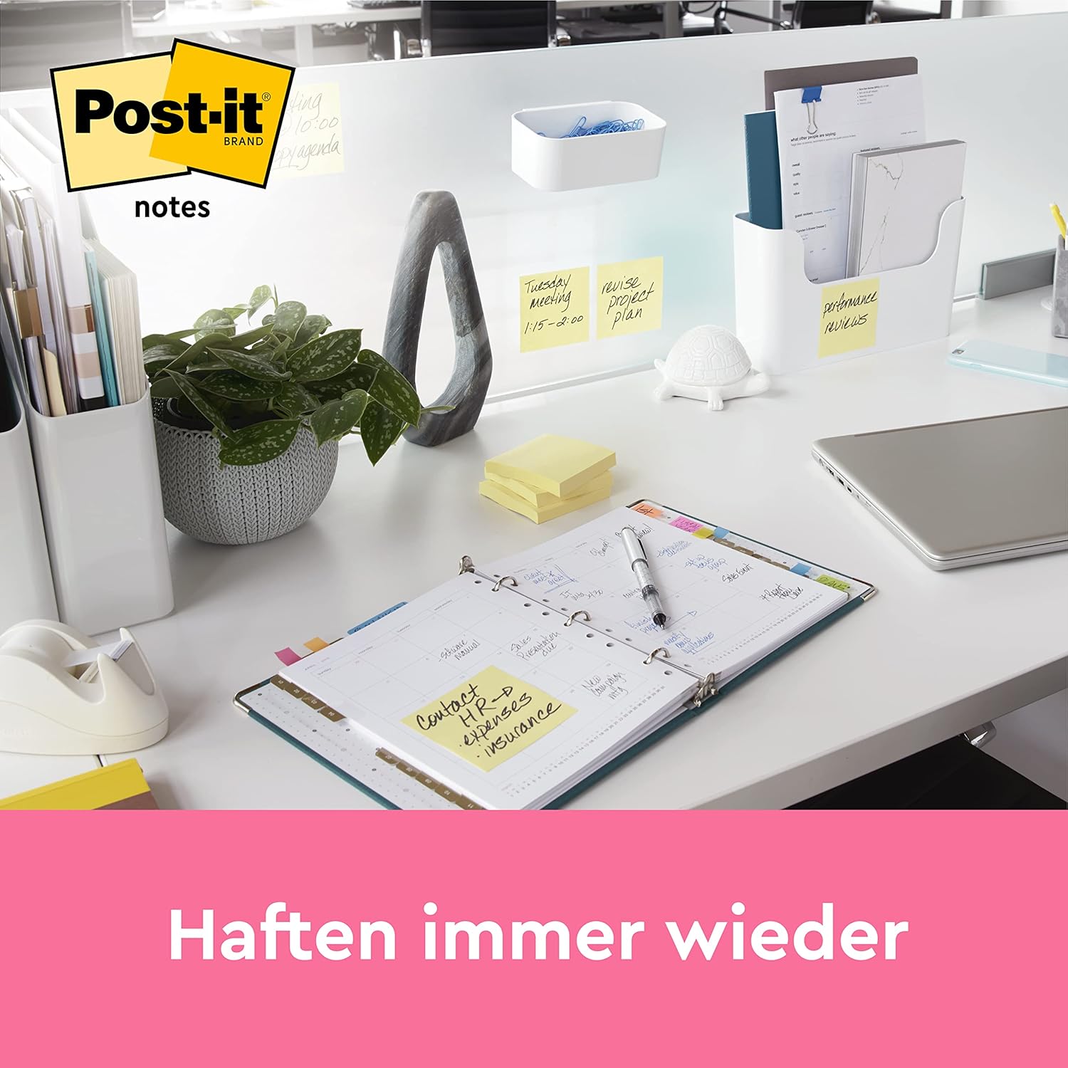 Post-it 653E Notes, 653E 38 x 51 mm - Canary Yellow, 12 Pads (100 Sheets Per Pad) – Bild 5