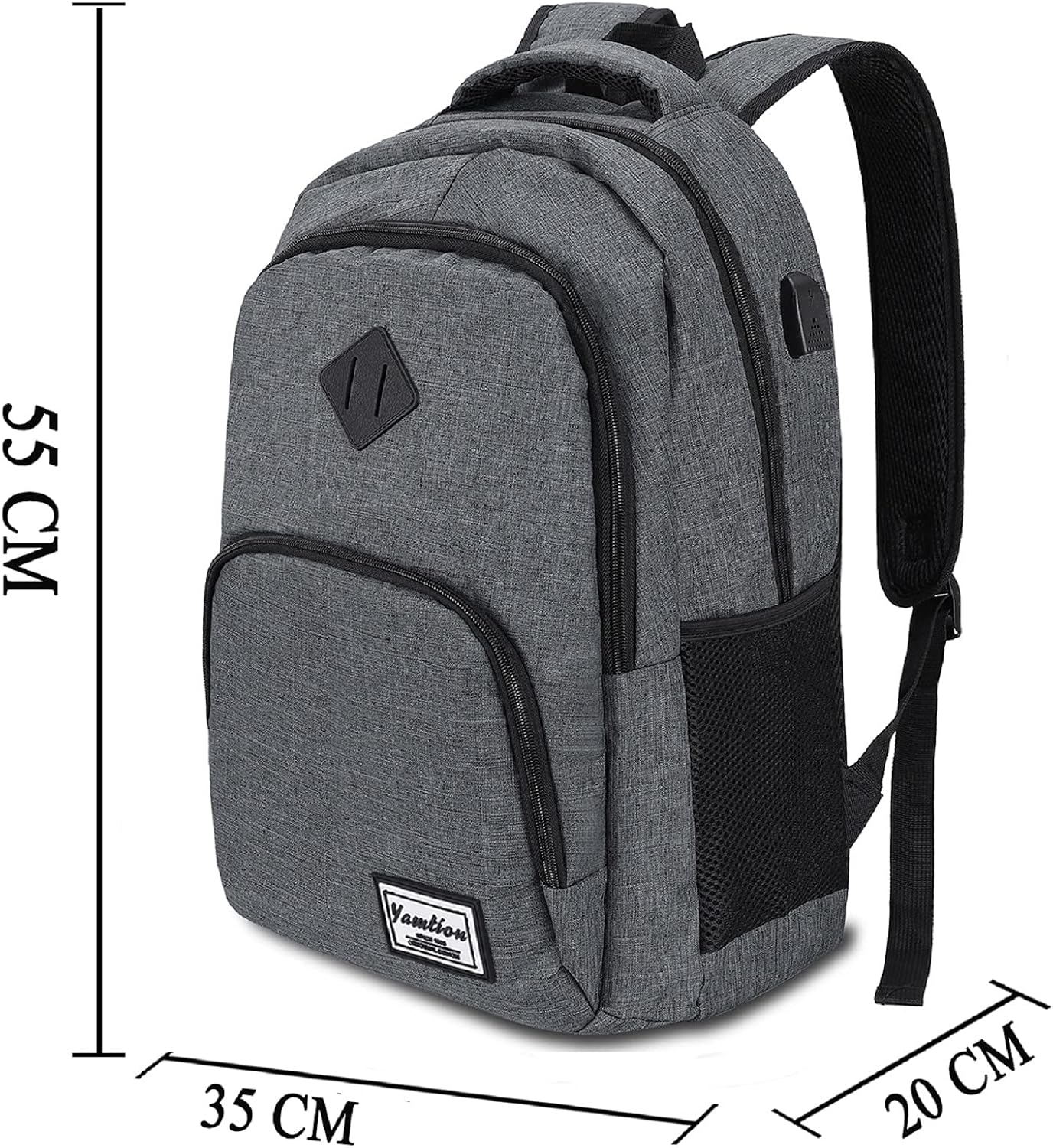 YAMTION 15.6/17.3 inch laptop backpack for men and women, waterproof. – Bild 6