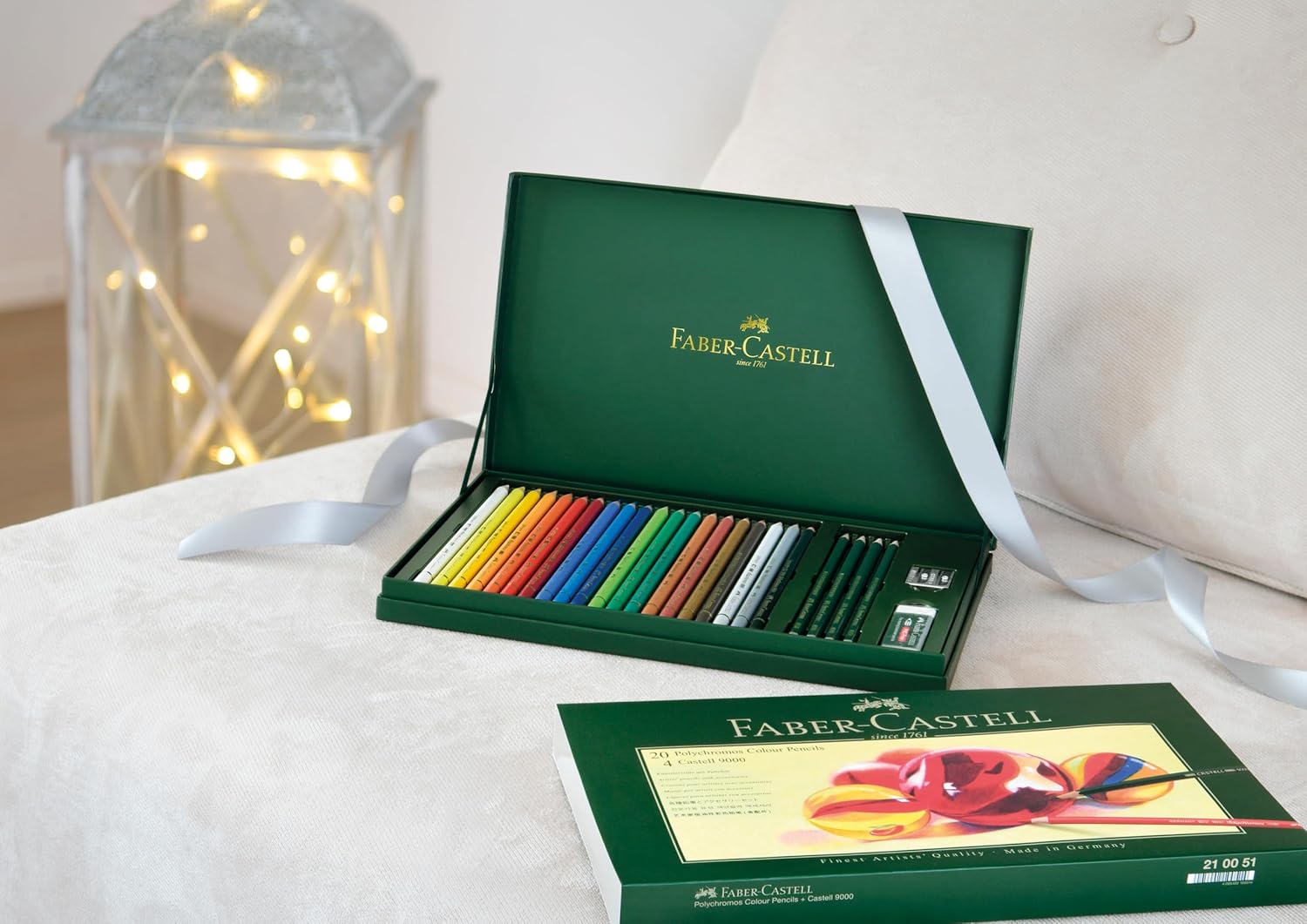 Faber-Castell 210051 – Polychromos Mixed Media Gift Set, 20 Pencils with Accessories, Multi-Coloured – Bild 3