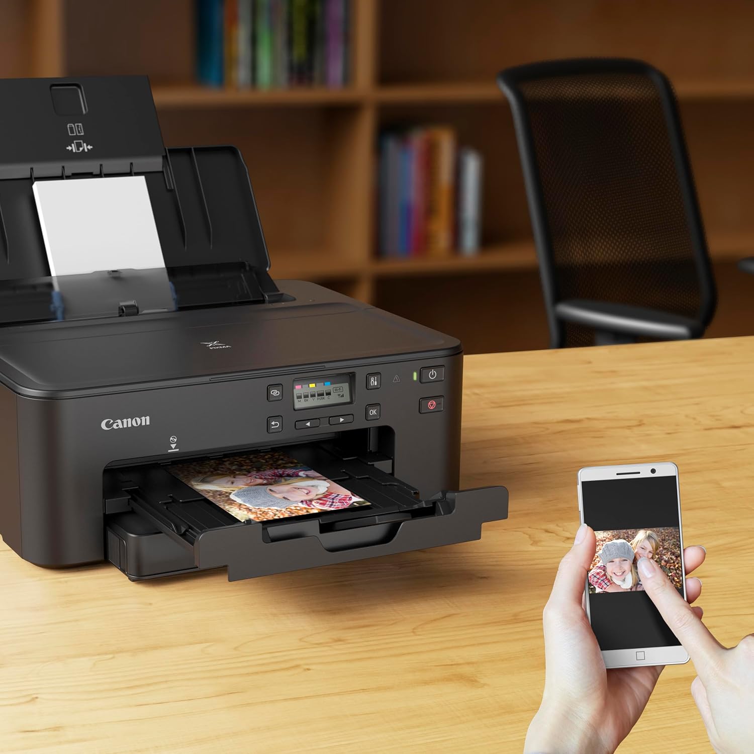 Canon PIXMA TS705a Pure Inkjet Printer (No Scan & Copy, Wi-Fi, Duplex, 5 Separate Inks, AirPrint, A4, Black) – Bild 7