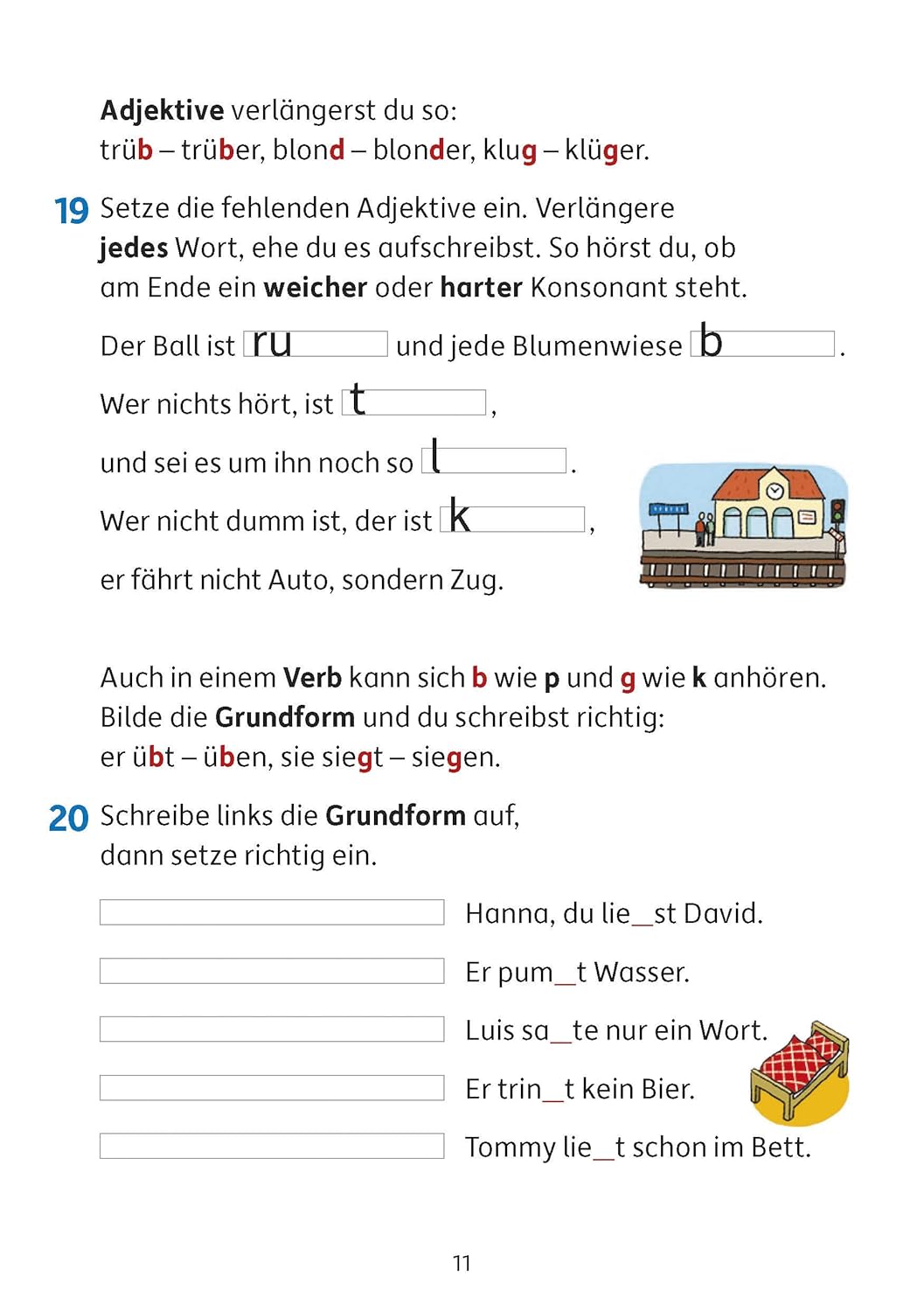 Deutsch 3. Klasse Übungsheft - Rechtschreiben und Diktate: Rechtschreibung, Groß- und Kleinschreibung. Wie im Unterricht: Erklärungen mit Übungen und Lösungen (Forder- und Förderhefte, Band 253) – Bild 5