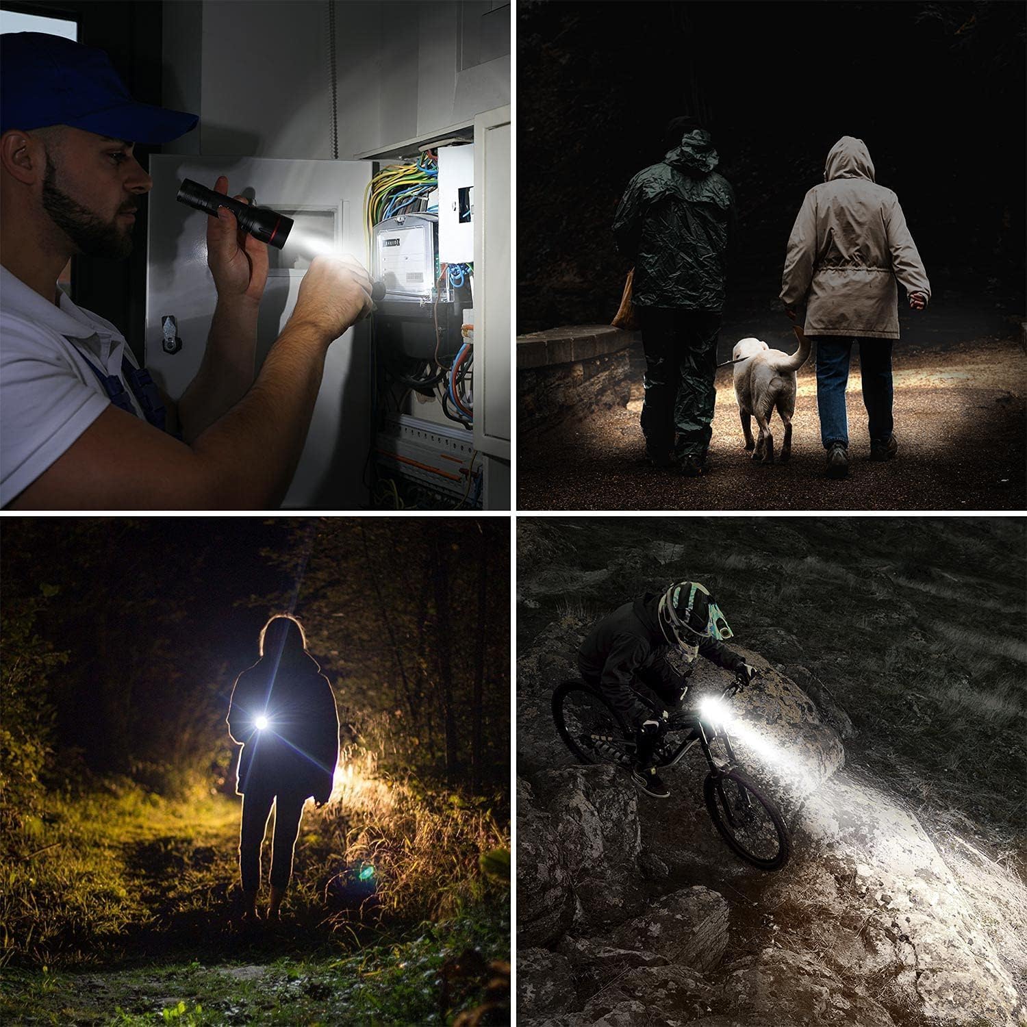Lepro LED Torch, LE2000 Extremely Bright Small Torches, Battery Operated with 5 Modes, Zoomable Camping Hand Lamp, Waterproof Practical Torch for Outdoors, Hiking, Fishing, Dog Walking – Bild 8
