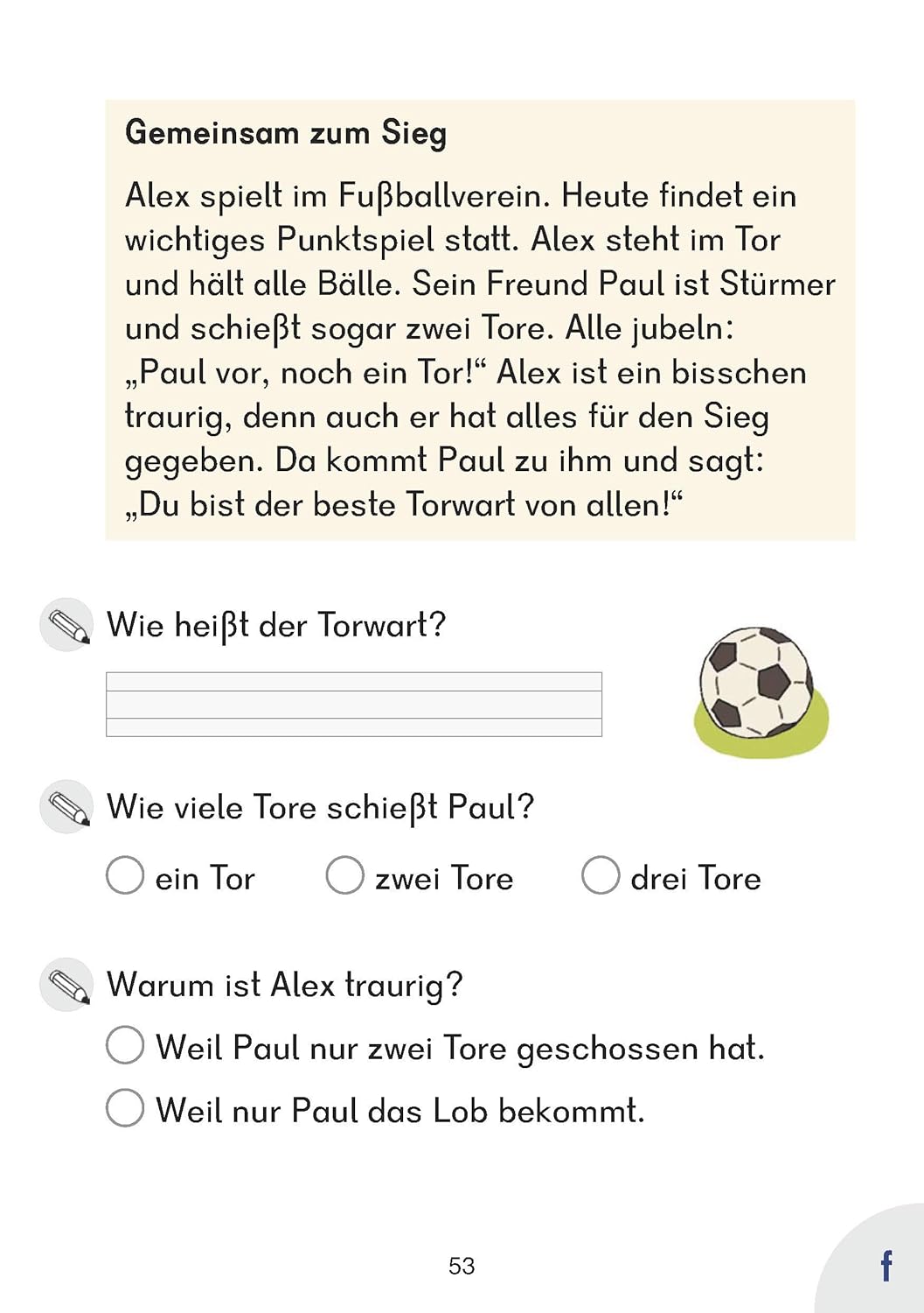 Deutsch 1. Klasse Übungsheft - Besser lesen: Silben lesen lernen 1. Klasse für Erstleser. Wie im Unterricht: Erklärungen mit Übungen und Lösungen (Forder- und Förderhefte, Band 271) – Bild 9