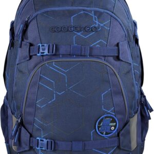 coocazoo MATE School Backpack, Ergonomic and Adjustable Satchel, Height and Size Adjustable, with Chest Strap and Waist Belt, Lightweight and Individual, from 3rd Grade