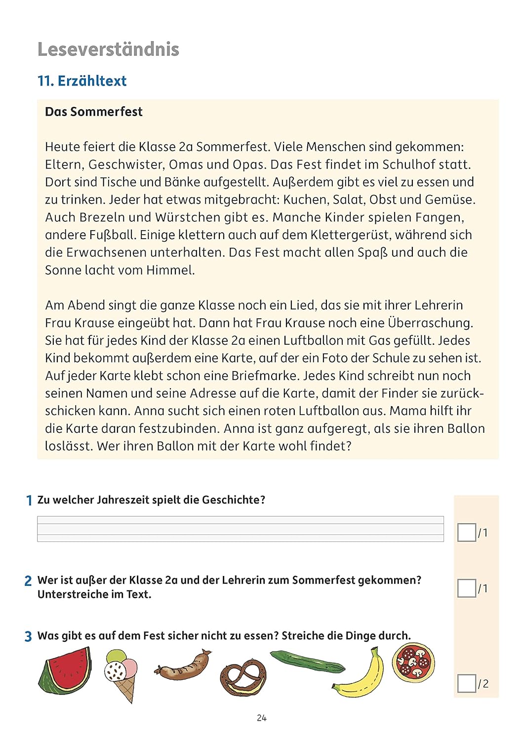 Tests in Deutsch - Lernzielkontrollen 2. Klasse – Bild 6