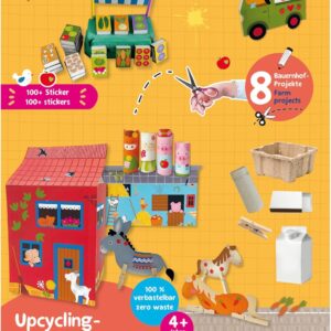 Pelikan Upcycling A4 Farmyard 32 Page Craft Book with Sticker