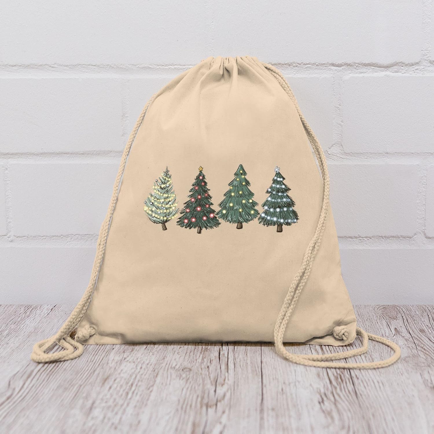 Shirtracer - Gym Bag Backpack - Christmas Gifts Christmas Clothing - Christmas Trees – Bild 7