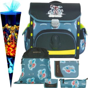 Bionicle Metru NUI Robot School Bag Set of 6 with School Bag