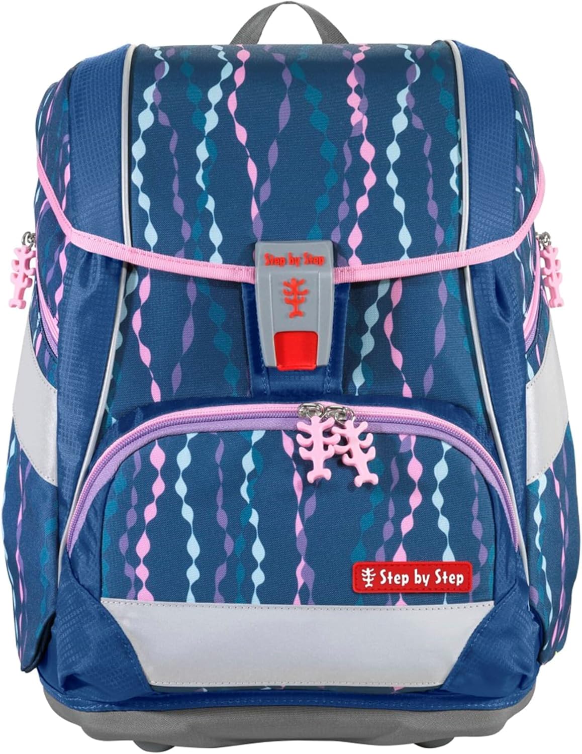Step by Step 2-in-1 Plus School Bag Set, 6 Pieces, Ergonomic Satchel with Reflectors, Height-Adjustable with Waist Belt, Year 1 and Up, 19 L – Bild 7