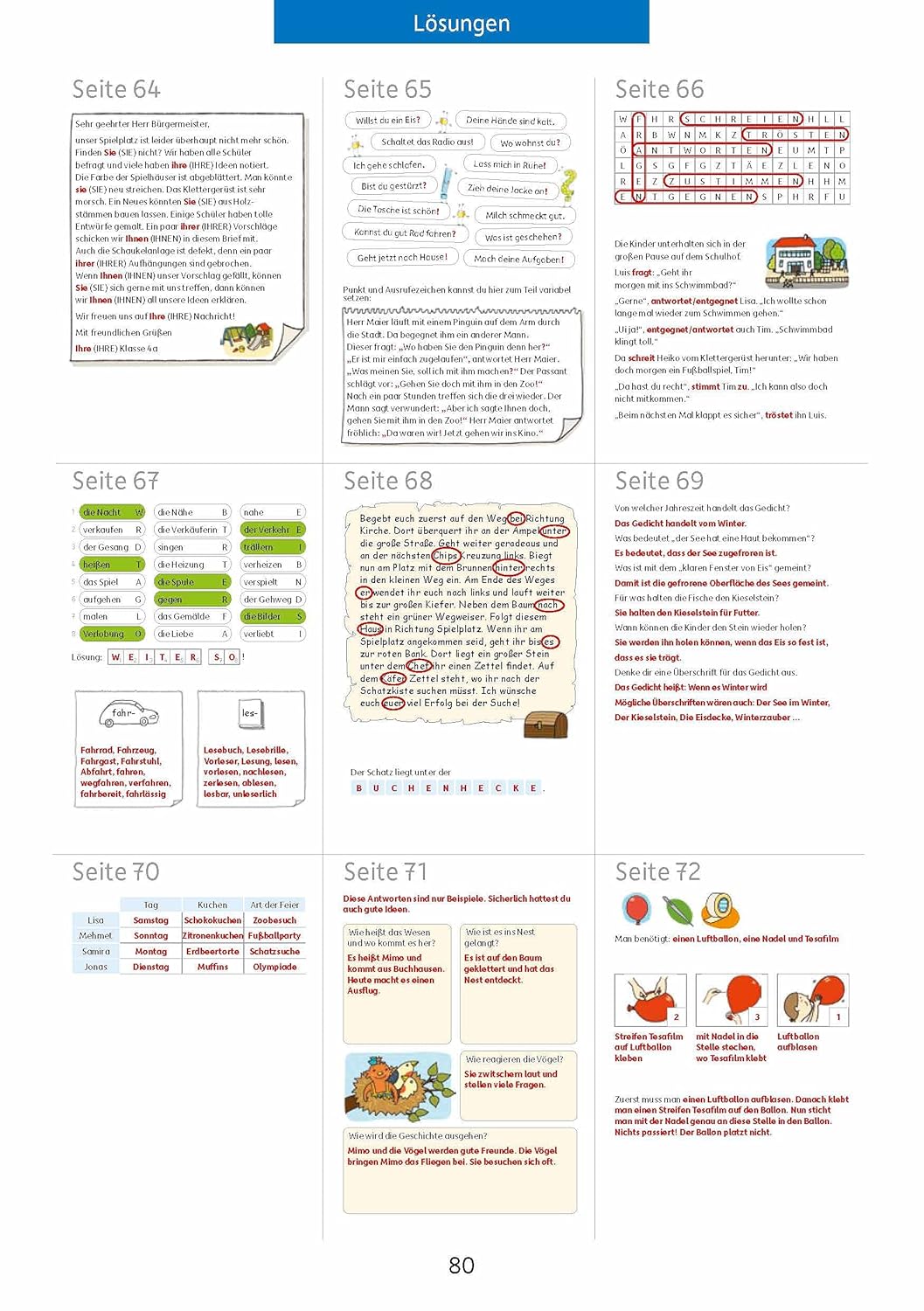 Quer durch die 4. Klasse, Mathe und Deutsch - Übungsblock – Bild 9