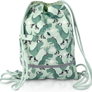 Children, Toddlers Gym Bag, Fabric Bag for Nursery, Sustainable, Water-Repellent, Reflectors, Chest Band
