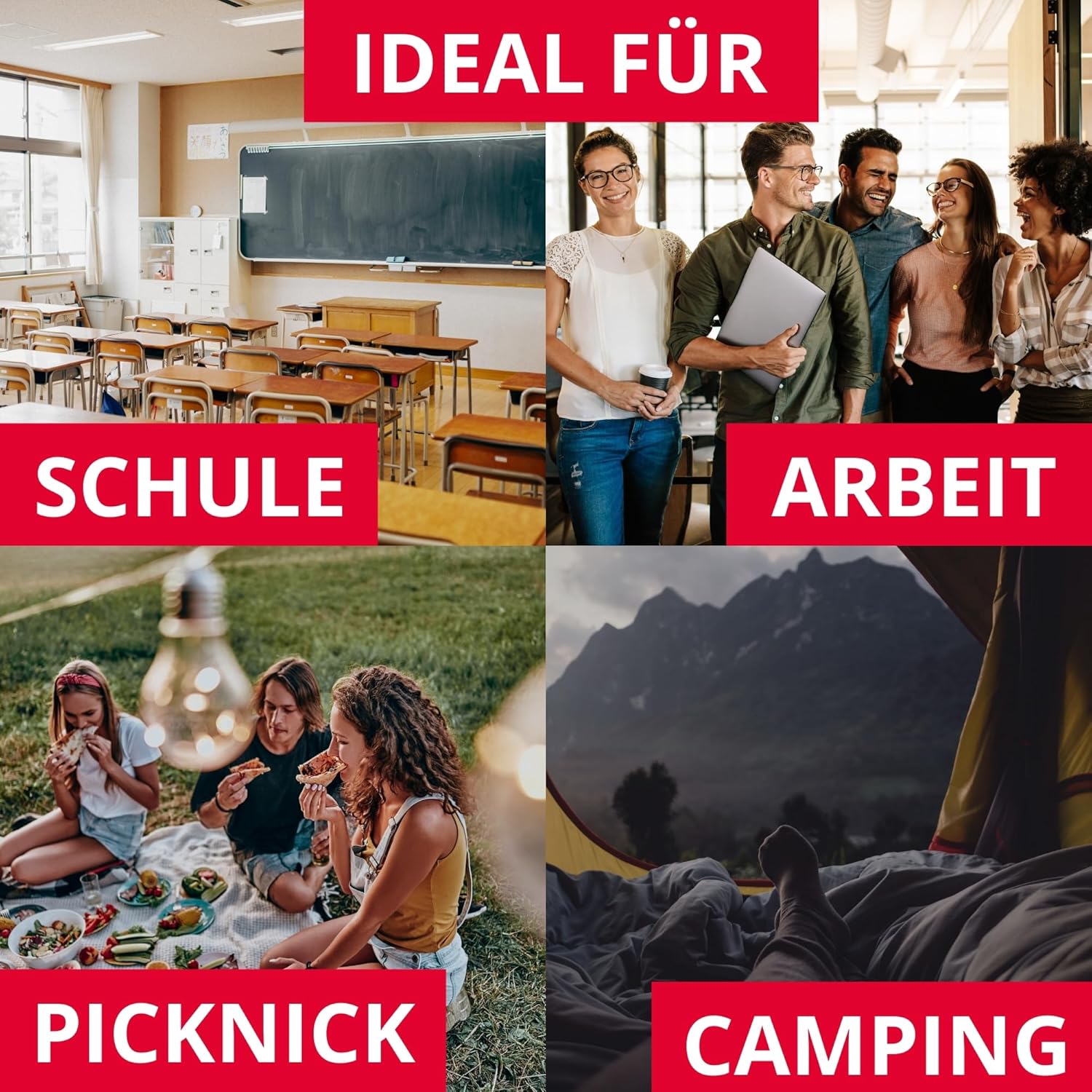 Westmark Foldable Food Storage Container - Practical Lunch Box Ideal for Work and Travel or for Storing Sausage and Cheese, Dishwasher Safe, Square, BPA-Free - 600 ml – Bild 6