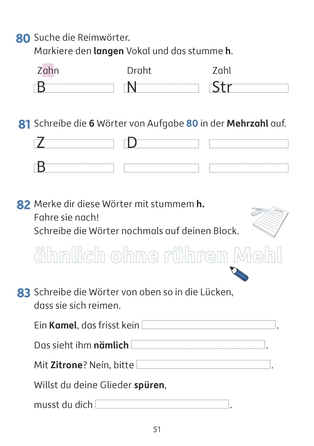 Deutsch 3. Klasse Übungsheft - Rechtschreiben und Diktate: Rechtschreibung, Groß- und Kleinschreibung. Wie im Unterricht: Erklärungen mit Übungen und Lösungen (Forder- und Förderhefte, Band 253) – Bild 8