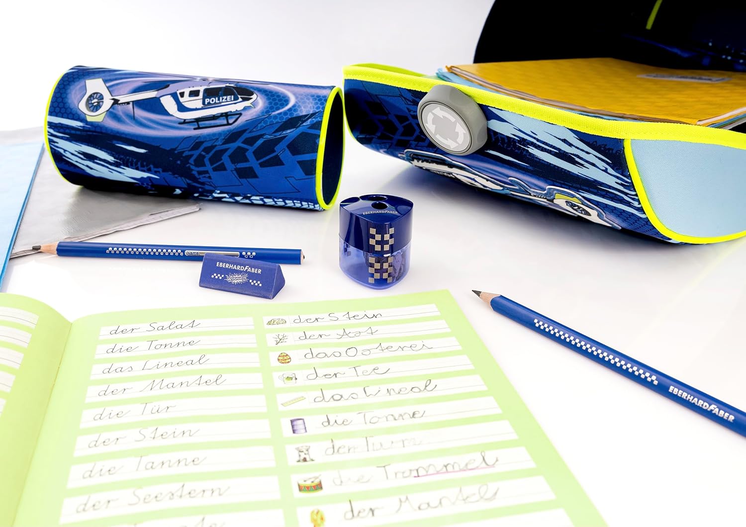 Eberhard Faber TRI Winner, 510099 Pencil Set with 2 Pencils 2B, Eraser and Sharpener – Bild 3
