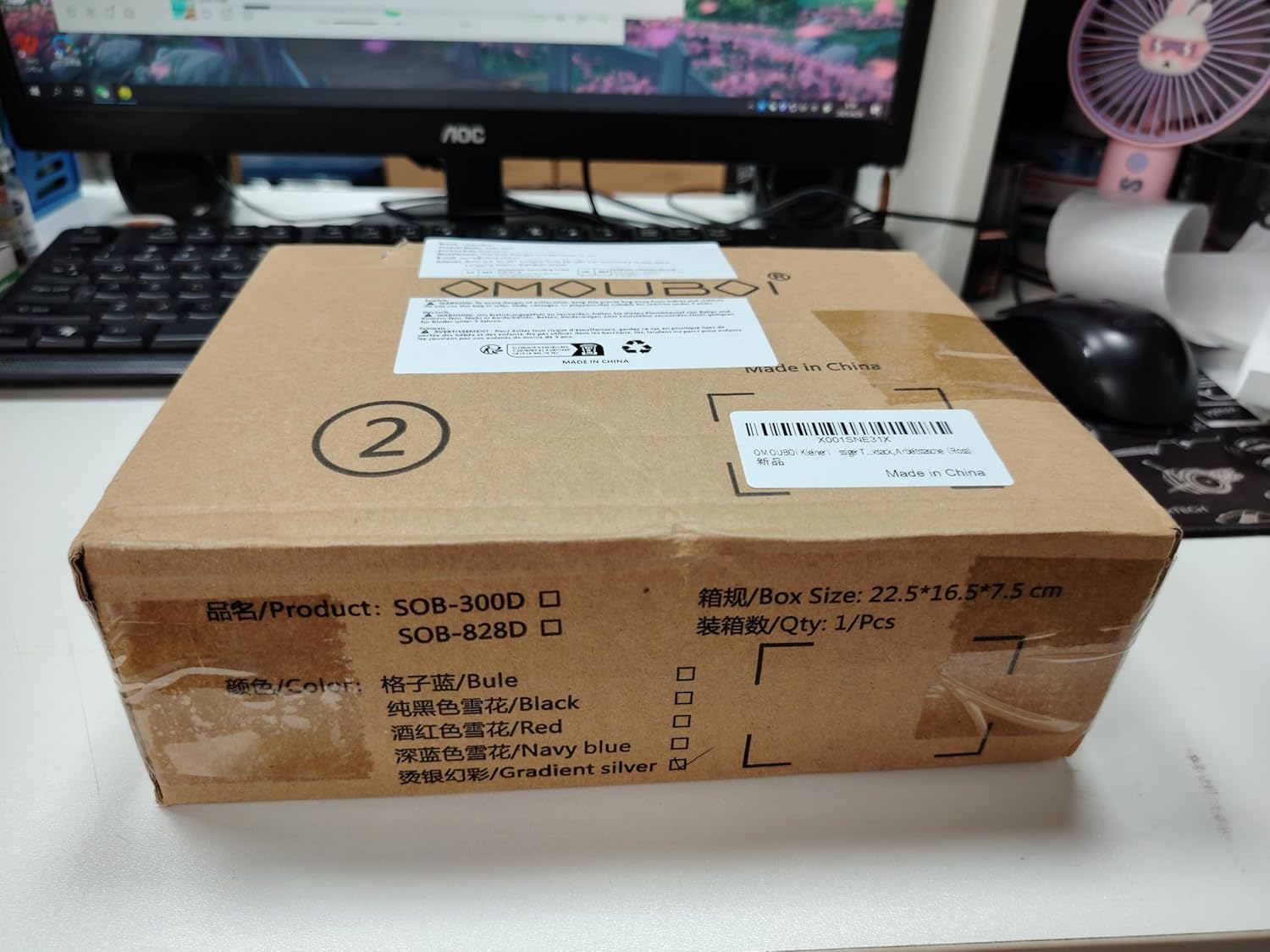 OMOUBOI Laptop Backpack for Men Women Fits 14-15.6 Inch Laptop Lightweight Bookbag School Backpack Work Bags Anti Theft Casual Daypack for Tennis Hiking Weekender Travel Business College – Bild 3