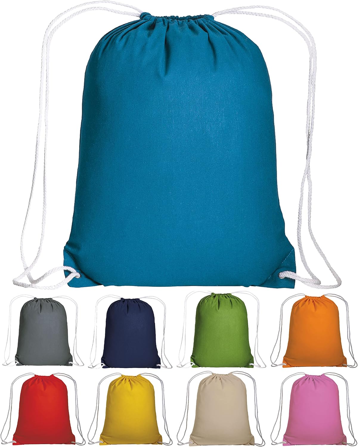 Generico Gym Bag Backpack Cotton with Drawstring Bag Made of Durable Fabric for Gym