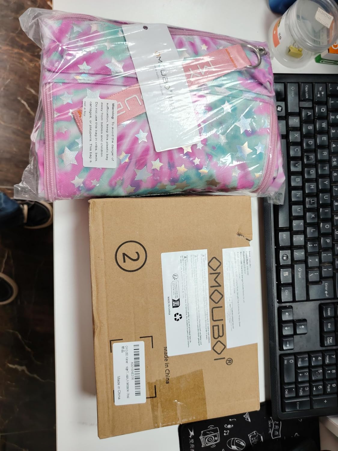 OMOUBOI Laptop Backpack for Men Women Fits 14-15.6 Inch Laptop Lightweight Bookbag School Backpack Work Bags Anti Theft Casual Daypack for Tennis Hiking Weekender Travel Business College – Bild 2