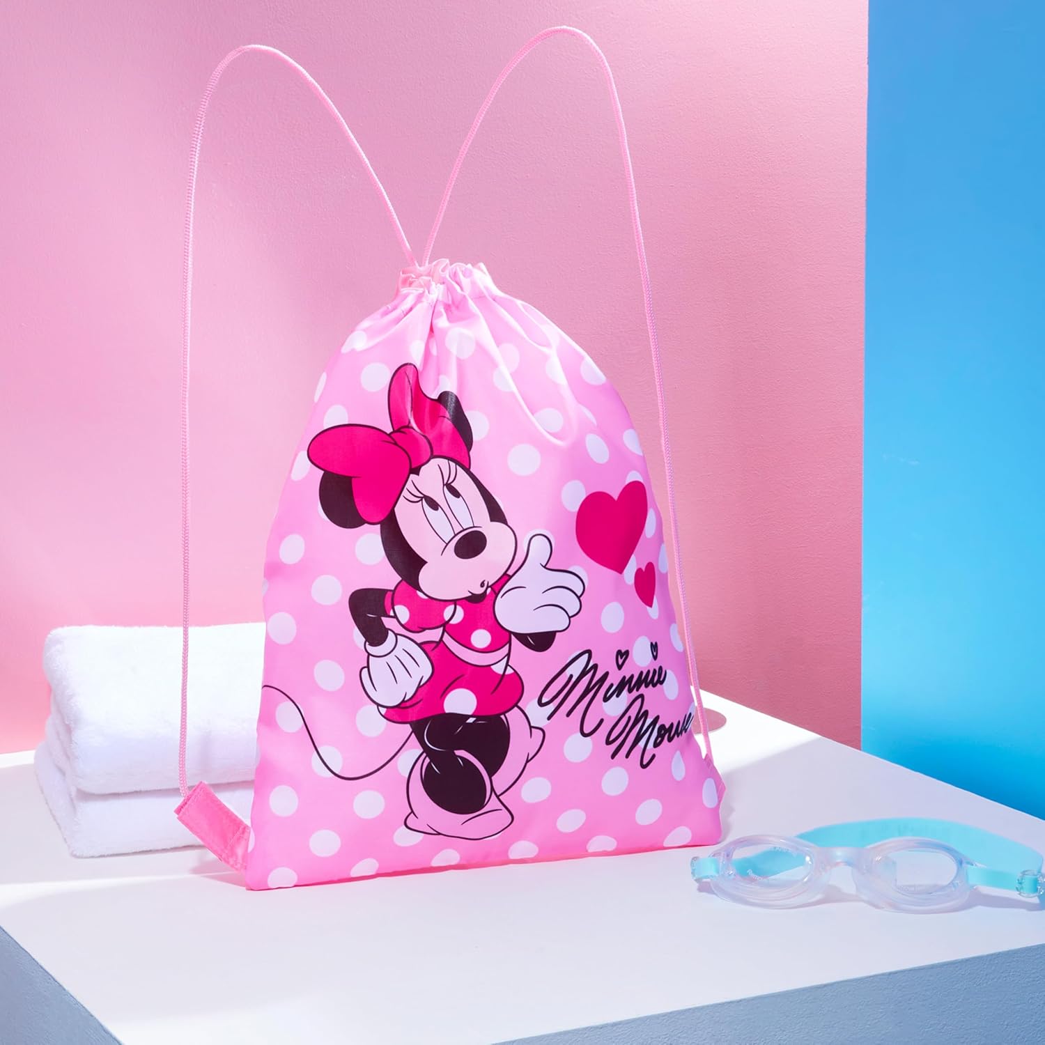 Disney Children's Gym Bag, 29 x 38 cm, Swimming Bag with Drawstring and Ventilation Opening - Sports Gifts for Children – Bild 5