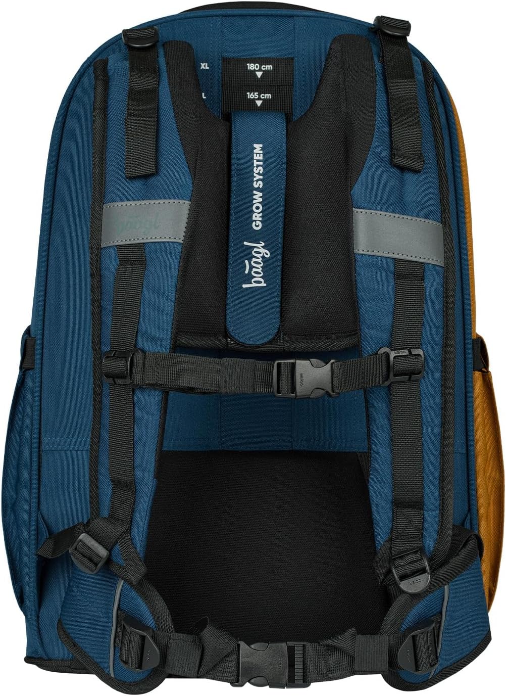 Baagl School Backpack Set Boys Girls Teenagers 3 Pieces Skateboard Backpack Skate MAX School Bag from 3rd Grade, Primary School Satchel with Chest Strap, Ergonomic School Bag, 30 L, DUO, L – Bild 4