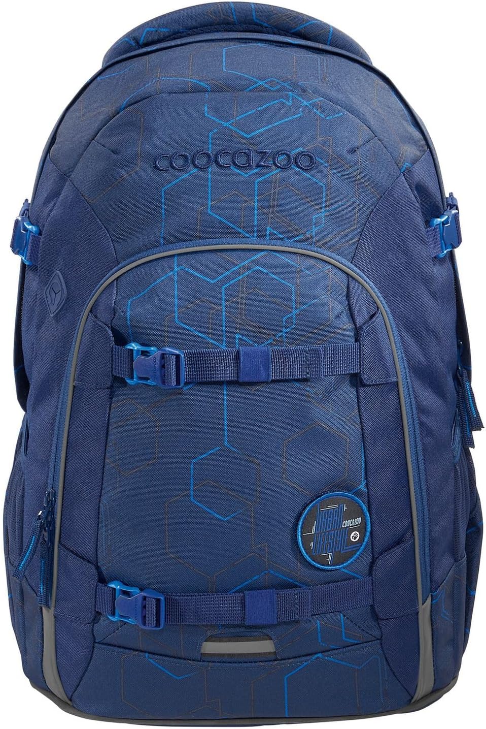 coocazoo School Backpack Joker Blue Motion Ergonomic & Adjustable Satchel Height & Size Adjustable with Chest Strap & Waist Belt from 3rd Grade – Bild 3