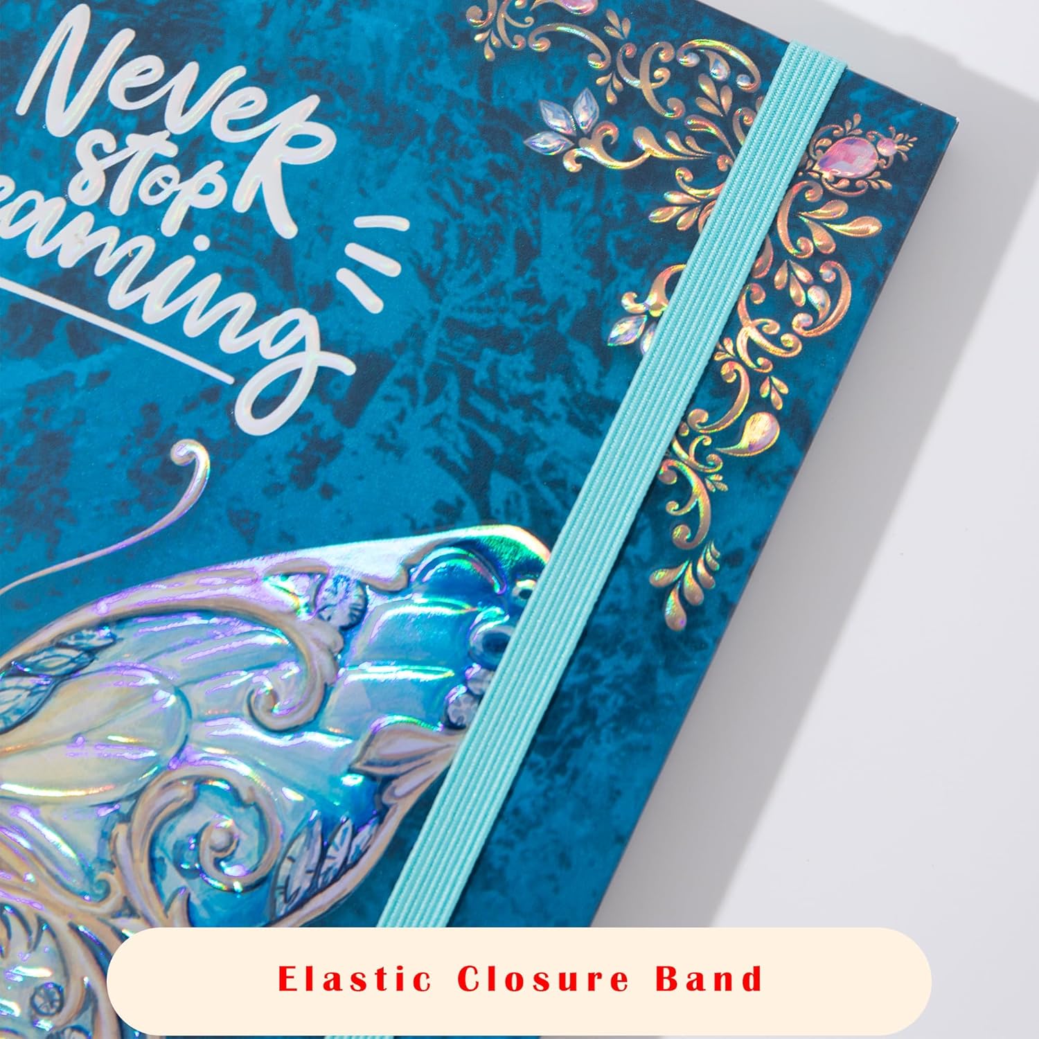 Spiral Notebook College Ruled Journal for Writing B5 3D Butterfly Notebooks Writing Journal for Women with Elastic Closure Band 192 Pages Lined Paper for School Office – Bild 4