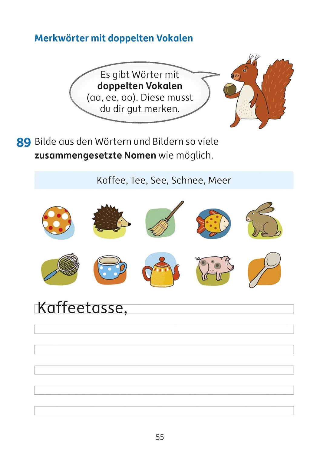 Deutsch 3. Klasse Übungsheft - Rechtschreiben und Diktate: Rechtschreibung, Groß- und Kleinschreibung. Wie im Unterricht: Erklärungen mit Übungen und Lösungen (Forder- und Förderhefte, Band 253) – Bild 9